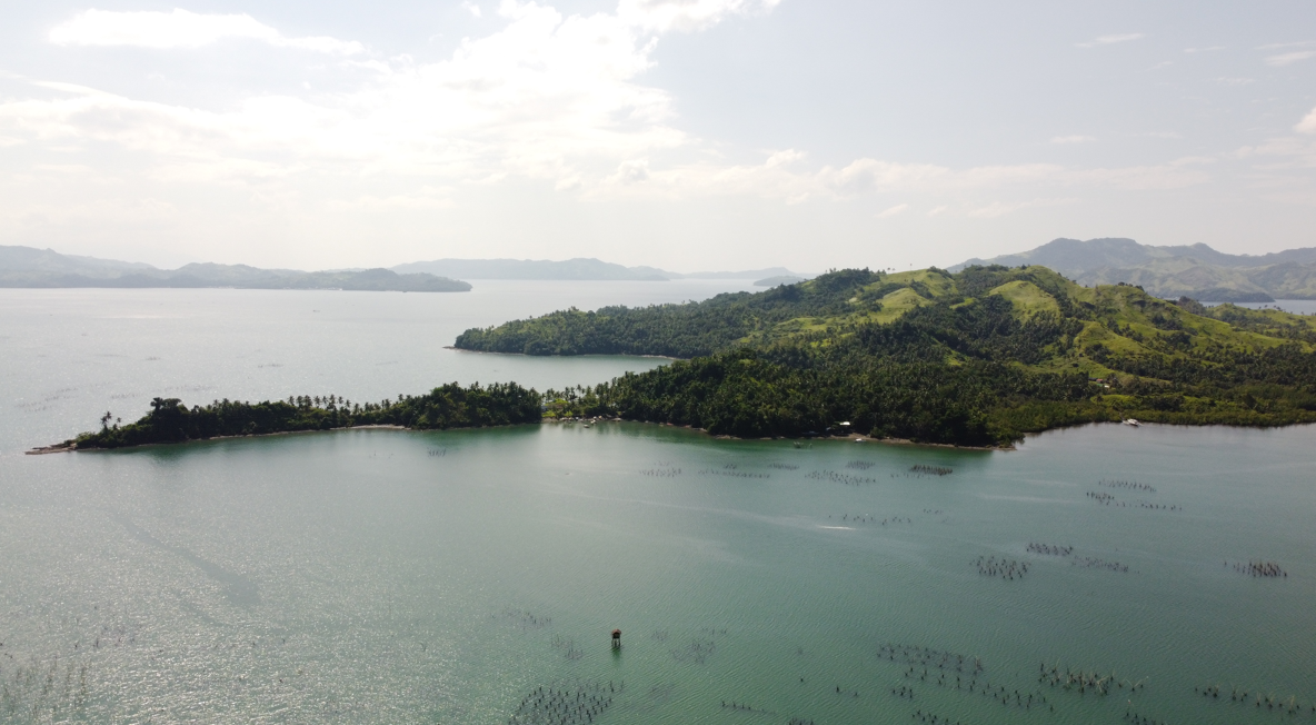 Guintarcan Island drone view